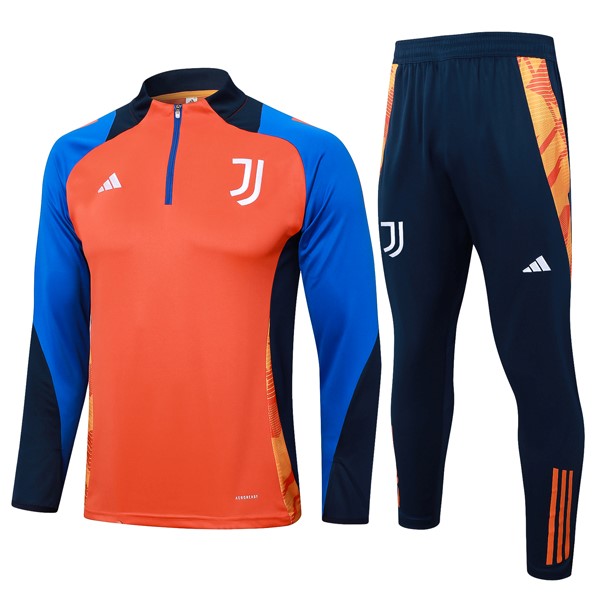 Sudadera De Training Juventus 2024/25 Naranja Azul 3